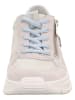 Legero Leder-Sneakers "Sprinter" in Hellblau/ Beige