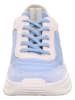 Legero Leder-Sneakers "Sprinter" in Creme/ Hellblau