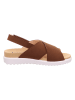 Legero Leder-Sandalen "Move" in Dunkelbraun