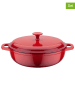 GSW 2-delige set: sudderpan met deksel "Red Shadow" rood - Ø 30 cm