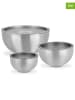 GSW 3-delige set: isoleerschalen zilverkleurig