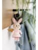 NICI Brelok "Guardian Angel Rabbit" w kolorze jasnoróżowym do kluczy - wys. 10 cm
