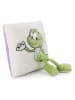 NICI Kissen "Frosch Fridolin" in Weiß/ Grün/ Lila - (L)30 x (B)30 cm