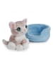 NICI Maskotka "Cat in a basket" - 0+