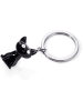 Troika Schlüsselanhänger "Felix" in Schwarz/ Silber