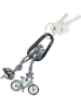 Troika Sleutelhanger "E-Bike" grijs/zwart/petrol