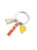 Troika Brelok w kolorze srebrno-żółto-pomarańczowym do kluczy
