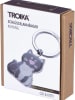 Troika Sleutelhanger "Cat & Kitty" grijs/zilverkleurig