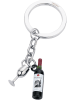 Troika Sleutelhanger "Troika Bordeaux" zilverkleurig