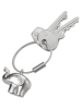 Troika Sleutelhanger "Little Elephant" zilverkleurig