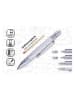 Troika Długopis wielozadaniowy w kolorze srebrnym - wys. 8,2 cm