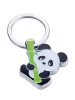 Troika Schlüsselanhänger ''Bamboo Panda'' in Silber/ Bunt