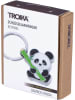 Troika Sleutelhanger "Bamboo Panda" zilverkleurig/meerkleurig