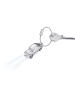 Troika Brelok LED "Beetle" w kolorze srebrnym do kluczy