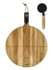 Gentlemen's Hardware 2-delige set: pizzaplank lichtbruin