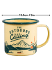 Gentlemen's Hardware Campingtasse ''Outdoors is Calling'' in Gelb - 325 ml