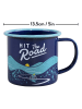 Gentlemen's Hardware Trinkbecher "Hit the Road" in Blau - 325 ml
