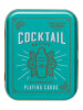Gentlemen's Hardware Spielkarten "Cocktail" in Türkis