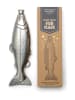 Gentlemen's Hardware Flachmann "Fish" in Silber - 130 ml