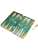 Gentlemen's Hardware Gra planszowa "Backgammon" w kolorze zielonym