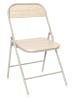 Garden Spirit Klappstuhl ''Terra'' in Beige - (B)44 x (H)78 x (T)45 cm
