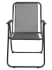 Garden Spirit Klapstoel "Pilante" antraciet - (B)51 x (H)75 x (D)60 cm
