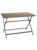 Garden Spirit Gartentisch in Hellbraun/ Schwarz - (B)110 x (H)71 x (T)70 cm