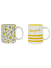 Garden Spirit 2er-Set: Tasse - (H)12,5 x Ø 8,5 cm (Überraschungsprodukt)