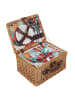 Garden Spirit Picknickkorb in Hellbraun/ Bunt - 21 Teile