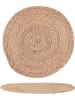 Garden Spirit 2-delige set: placemats lichtbruin - Ø 38 cm