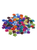 SUNNYSUE Glitterstenen "Bloem" meerkleurig - 120 stuks