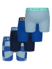 Vingino 4-delige set: Boxershort donkerblauw/lichtblauw