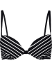 SHORT STORIES Bikini-Oberteil in Schwarz/ Weiß