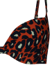 SHORT STORIES Bikini-Oberteil in Rot/ Schwarz