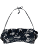 SHORT STORIES Bikini-Oberteil in Dunkelblau/ Creme