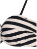SHORT STORIES Bikini-Oberteil in Schwarz/ Creme