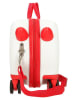 JOUMMA BAGS Hardcase-Trolley in Weiß/ Rot - (B)50 x (H)38 x (T)20 cm