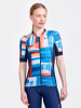 Craft Fahrradtrikot "ADV Endur Graphic" in Blau/ Rot