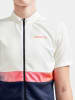 Craft Fahrradtrikot in Creme/ Dunkelblau