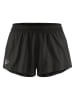 Craft Laufshorts "Pro Hypervent Split" in Schwarz