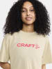 Craft Trainingsshirt "Core Essence Bi-Blend" in Beige