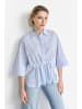 Rich & Royal Bluse in Hellblau/ Weiß