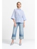 Rich & Royal Bluse in Hellblau/ Weiß
