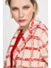 Rich & Royal Blazer in Rot/ Creme