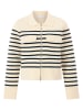 Rich & Royal Cardigan in Beige/ Schwarz