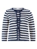 Rich & Royal Cardigan in Weiß/ Dunkelblau