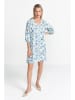 Rich & Royal Jurk wit/lichtblauw