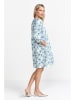 Rich & Royal Jurk wit/lichtblauw