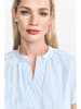 Rich & Royal Bluse in Hellblau/ Weiß