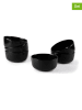 Trendy Kitchen by EXCÉLSA Miski (6 szt.) "Nordic" w kolorze czarnym na musli - Ø 14,5 cm
